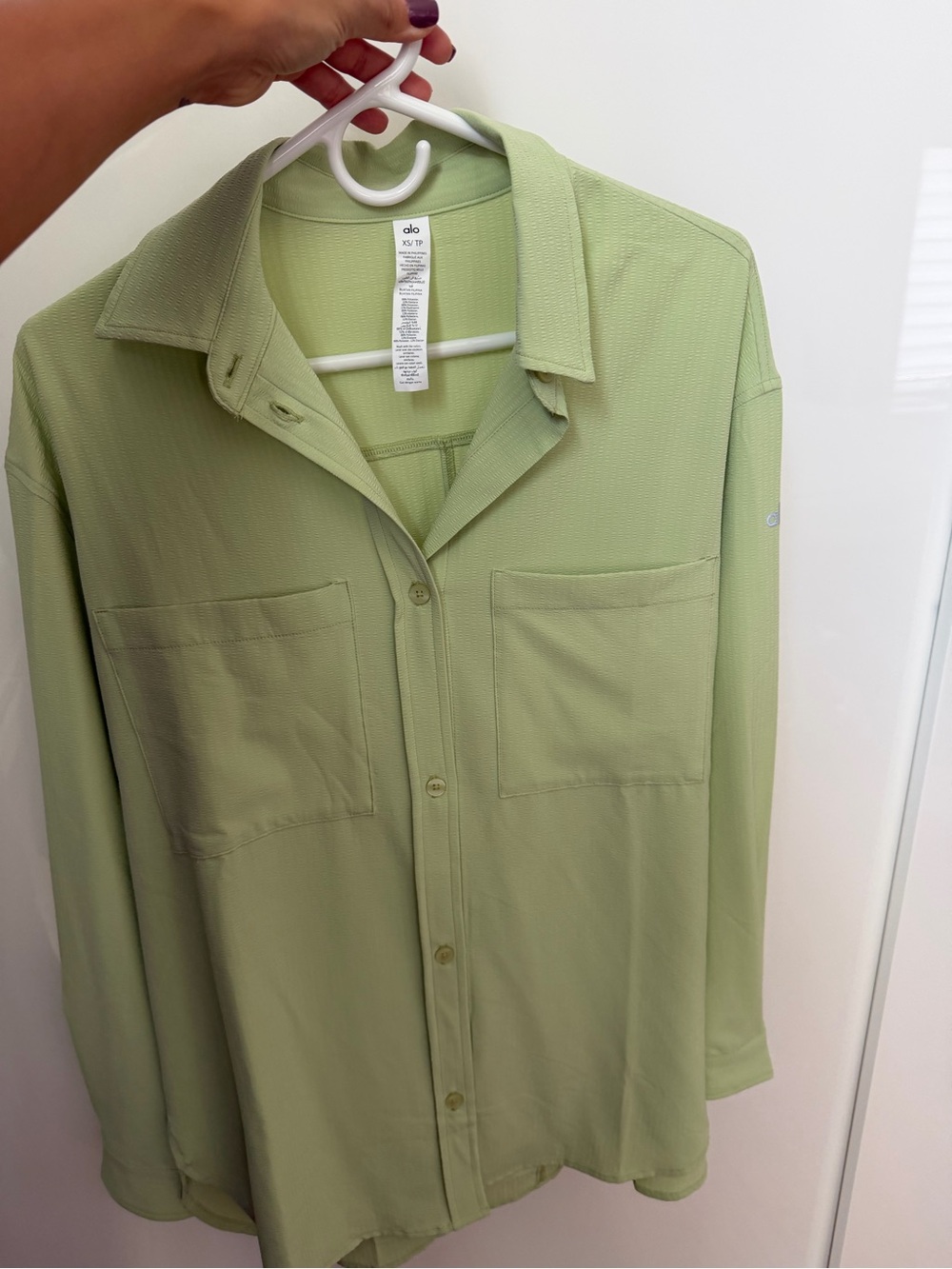 Alo Yoga Dreamscape Button Down Long Sleeve